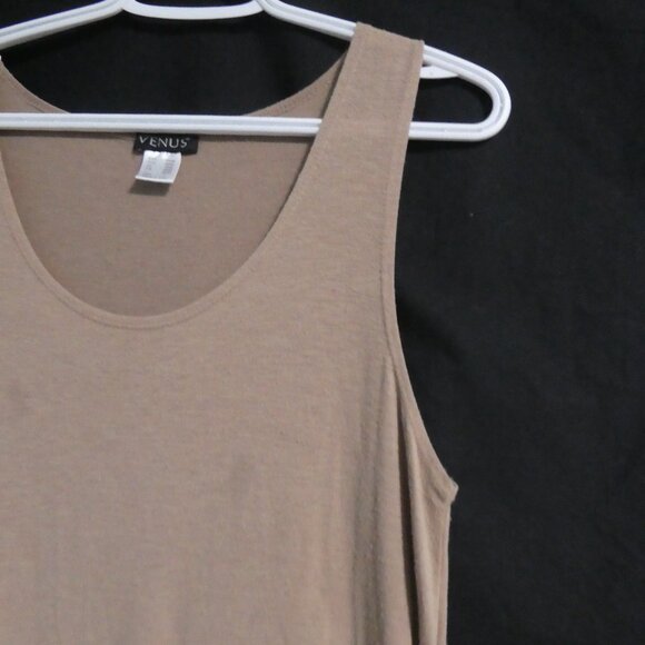 VENUS | large | Beige Sleeveless Maxi Dress | Slit Bottom Side | Preloved - Picture 5 of 14